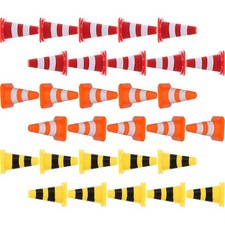 30 Pcs Toy Traffic Cones for Soccer Practice Roadblocks Sign Mini