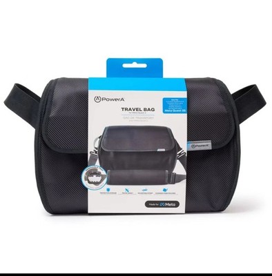 PowerA Meta Quest Carrying Case with Cleaning Accessories: Fits Meta Quest 3,