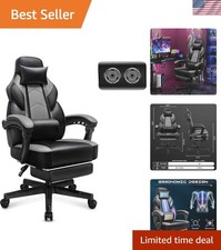Gaming Chair for Adult, Computer Chair with Footrest Video Game Chair Big and...