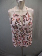 Nine West Size S Women Multicolor Floral Sleeveless Straps Casual Beauty Top 432