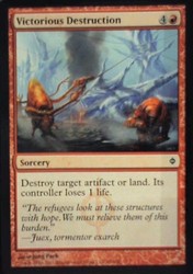 Victorious Destruction - New Phyrexia #99 Common Sorcery