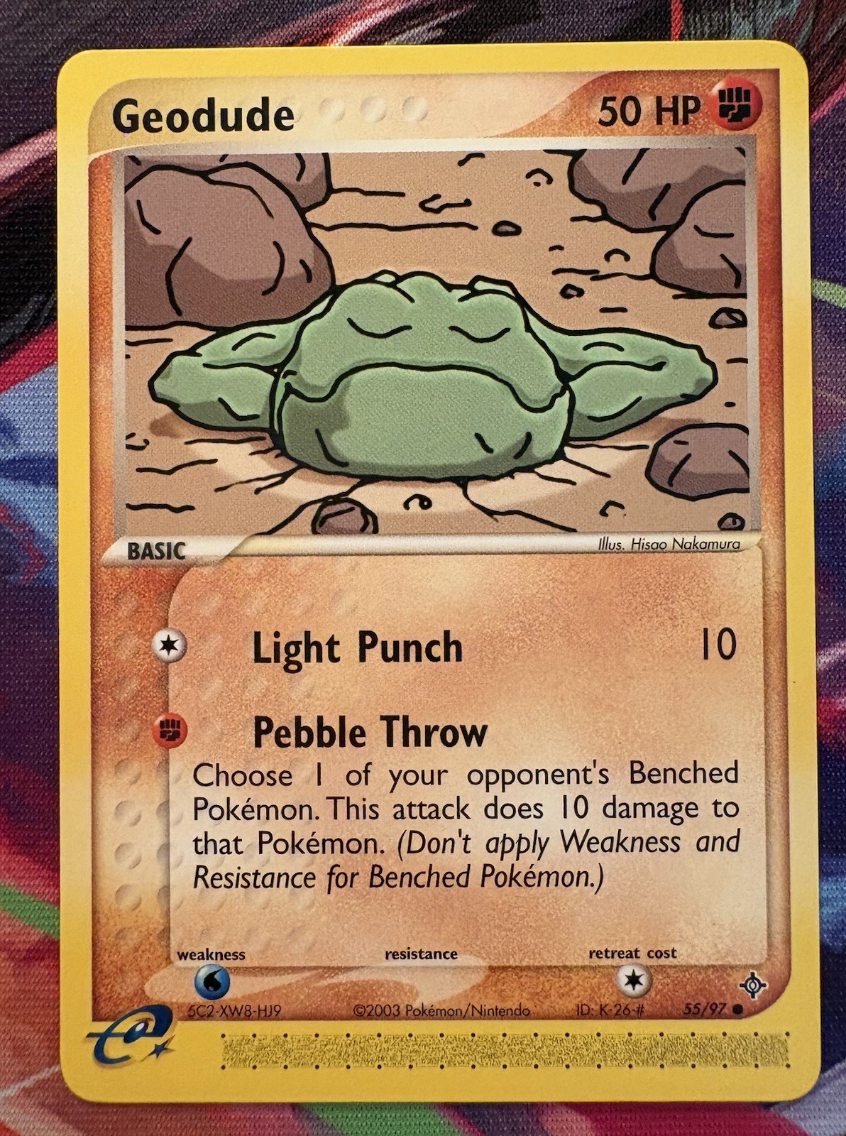 Geodude Common - ex Dragon 55/97 2003 NM Pokemon
