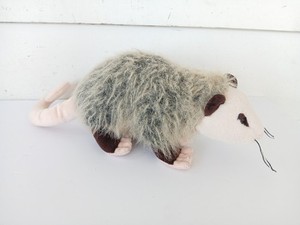 Webkinz Ganz Opossum Plush Stuffed Animal (No Code) 10” RARE HM469