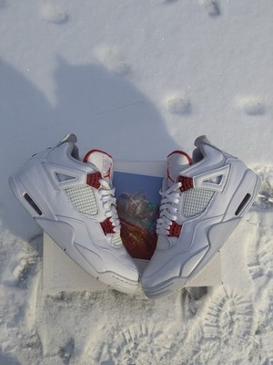 Jordan Air Jordan 4 Retro Orange Metallic White Orange 2020 Sneakers CT8527-118
