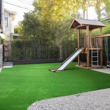 AplusChoice 1.38" Artificial Grass Outdoor Turf Roll Backyard Décor 33'x3'x2Pcs