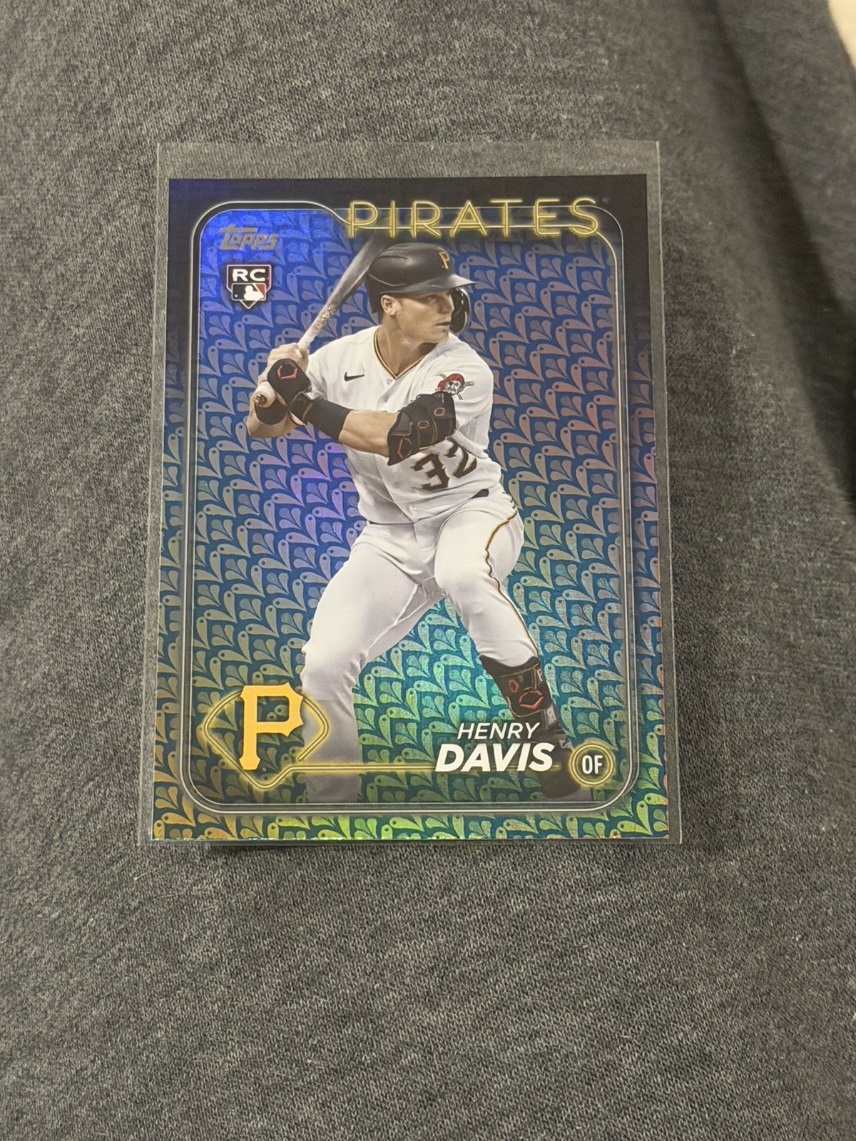 2024 Topps Series 1 Henry Davis #295 Easter Holiday Foil RC Pirates Rookie