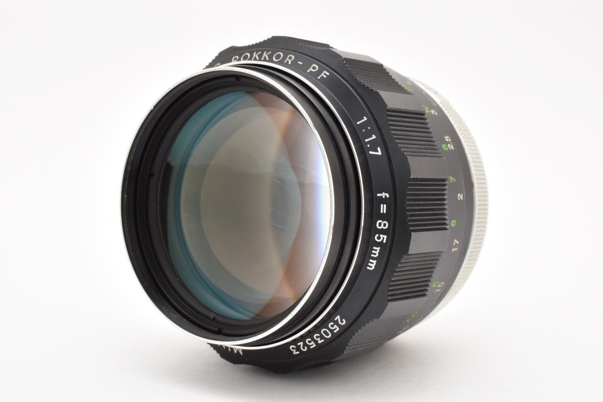DDP [MINT w/Cap] MINOLTA MC ROKKOR PF 85mm F/1.7 MF Portrait Lens