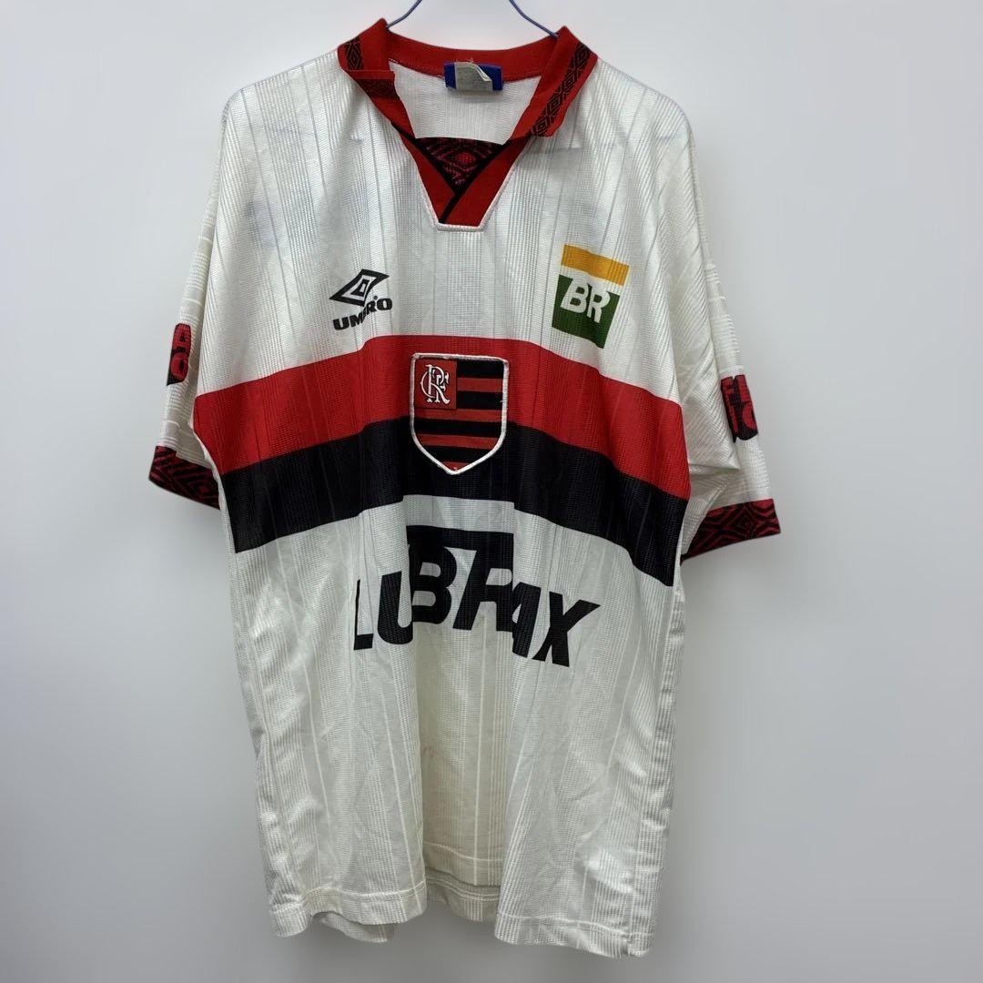 UMBRO Flamengo 1995-1996 Away Jersey Size L - Good Condition
