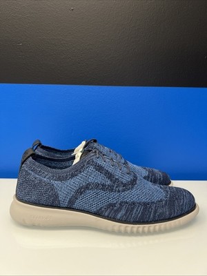 Cole Haan Men s 2 Zerogrand Stitchlite Oxford - Marine Blue Size 12 M TRIED ON