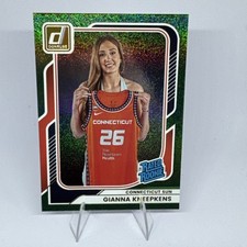 2026 Panini Donruss WNBA Gianna Kneepkens #99 Green Shimmer Rated Rookie