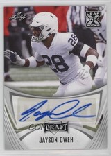 2021 Leaf Draft Odafe Oweh Jayson Oweh #BA-JO1 Auto 1cx3