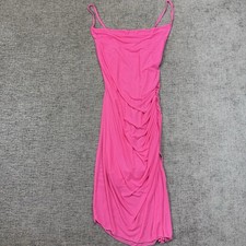 Rue 21 Dress Women’s XS Pink Ruched Bodycon Mini Sleeveless NWT Party