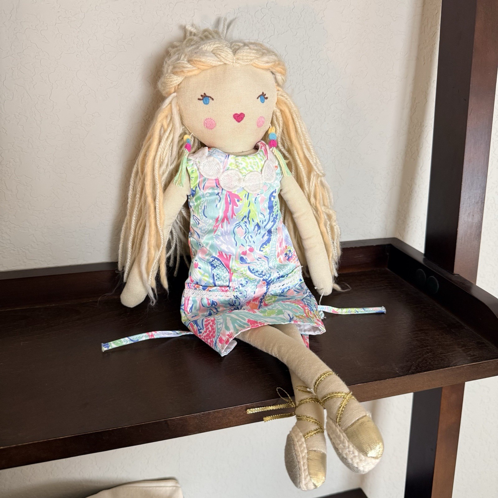 Lilly Pulitzer Pottery Barn Kids Little Designer Doll Plush 