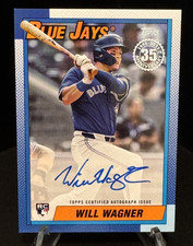 2025 Topps Series 2 - 1990 Topps Autograph WILL WAGNER #90B2-WW Blue Jays