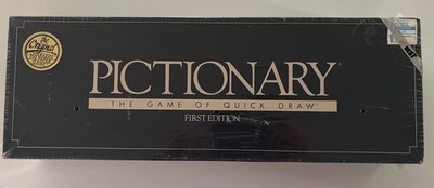 Pictionary First Edition New The Game Of Quick Draw 1985 Original Vintage SEALED