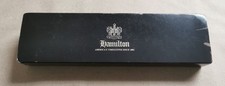 Hamilton vintage Lancaster leather black watch complete box for any models good