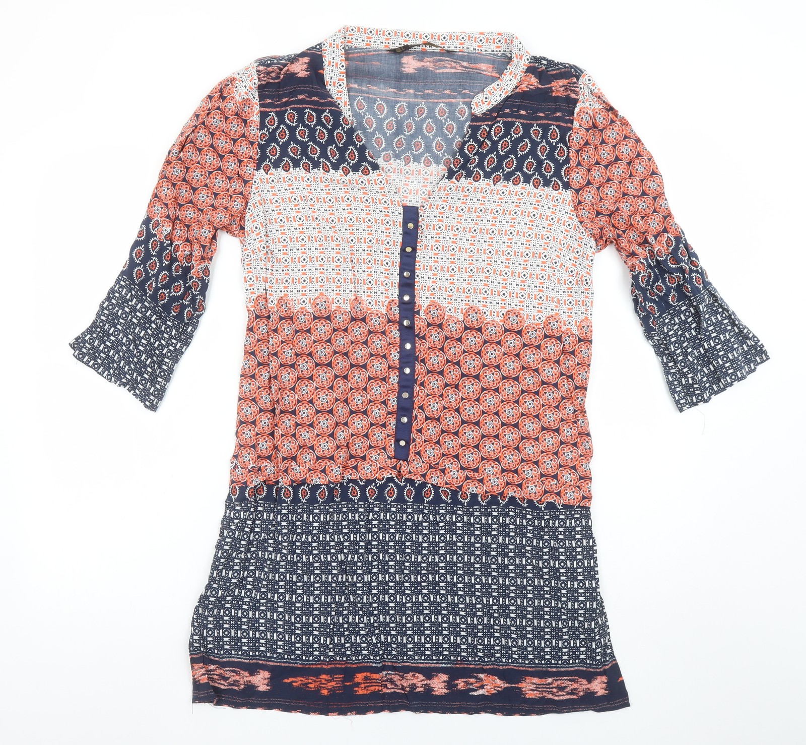Zara Basic Women's Multicoloured Tunic Blouse Siz… - image 1