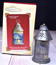 2003 Hallmark NEW Thomas Kinkade Home for the Holidays Painter of Light BOX WEAR