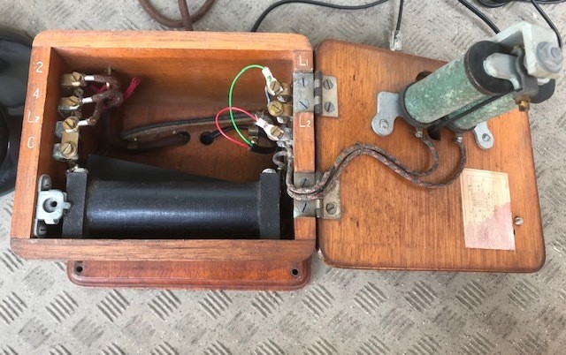 Type 2 Vintage Black Rotary Phone Modular Jack Taisho Showa Era