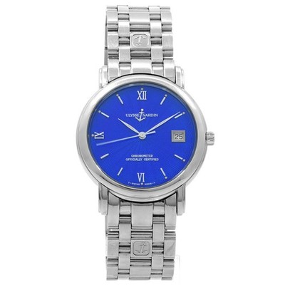 Ulysse Nardin Watch San Marco Blue Enamel Dial 133-77-9 - Inventory 8353 37mm