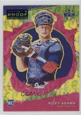 2022 Panini Diamond Kings Rookies II Artist Proof Blue Riley Adams #148 14sg