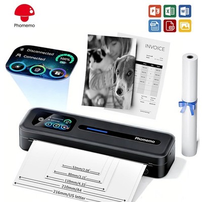 Phomemo M832D Thermodrucker WLAN Touchscreen Drucker Inkless A4 Printer