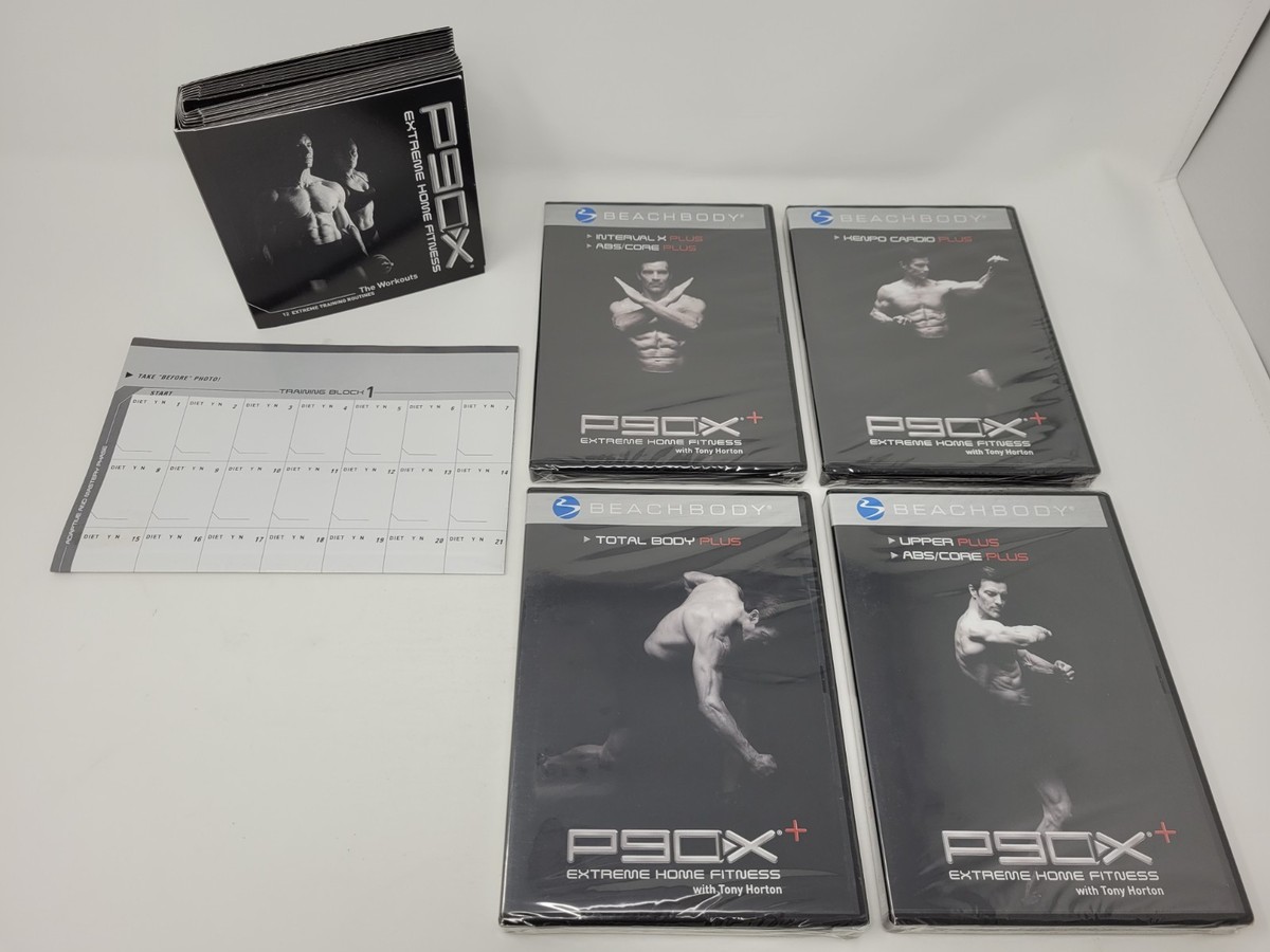 P90X: Extreme Home Fitness w/ Tony Horton 13-DVD Set & P90X Plus
