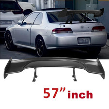 For Honda Prelude 1997-2001 Rear Trunk Spoiler Wing Carbon Fiber Look Uppe