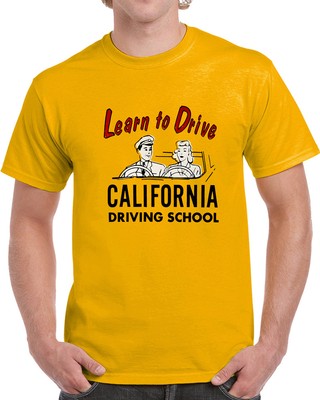 Vintage Learn To Drive T Shirt