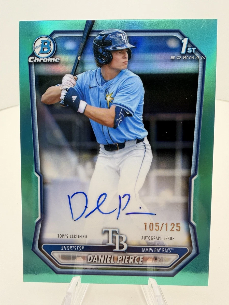 Bowman Tampa Bay Rays Baseball Autographed Sports Trading Cards