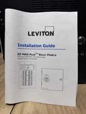 Leviton EZ-MAX Plus 8 Circuit Lighting Control Relay Panel 8 Relays R08BF-L08