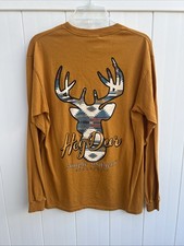 simply southern Size Medium long sleeve T Shirt Hey deer Graphic Print