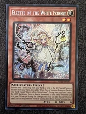 Yugioh Elzette of the White Forest MP25-EN080 Prismatic Secret Rare 1st Ed NM