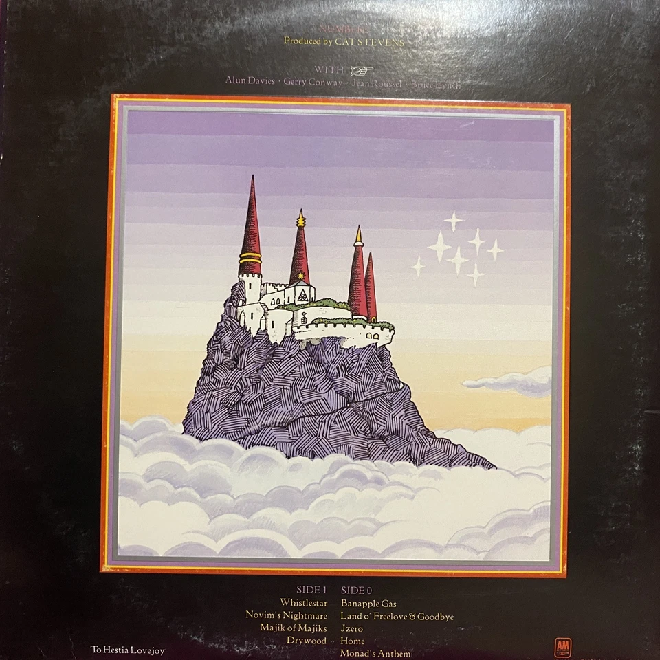 CAT STEVENS Numbers LP A&M SP 4847 rare original die-cut jacket and booklet  - Image 2 of 4