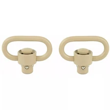 GrovTec Heavy Duty Push Button Sling Swivels Desert Sand - GTSW252