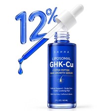 Copper Peptide Hair Growth Serum Liposomal 7200MG Scalp Treatment for Men and