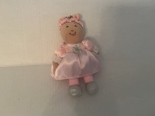 2001 Eden Arthur Anniversary Baby Kate Sister In Pink Dress 7" Plush Doll