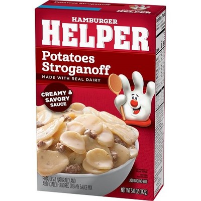 Hamburger Helper Potatoes Stroganoff Creamy & Savory Sauce