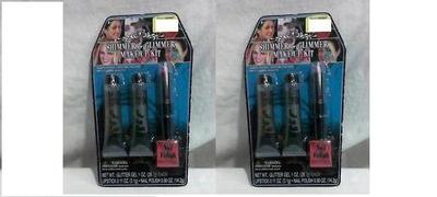 HALLOWEEN SHIMMER & GLITTER MAKEUP LOT 2 SETS =8: GLITTER GEL NAIL POLISH LIP ST