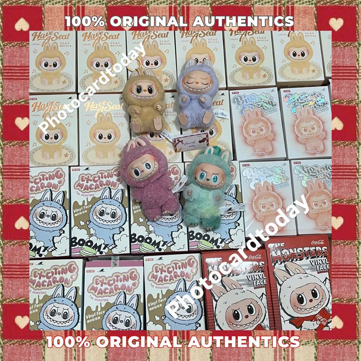 ⭐️ user_e28081fd⭐️labubu macaron1箱(1個) Pop Mart Labubu The Monsters Exciting Macaron Vinyl Face