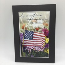 New Handmade 5x7 Matted 4x6 Religious Inspirational Patriotic Free Ship 340