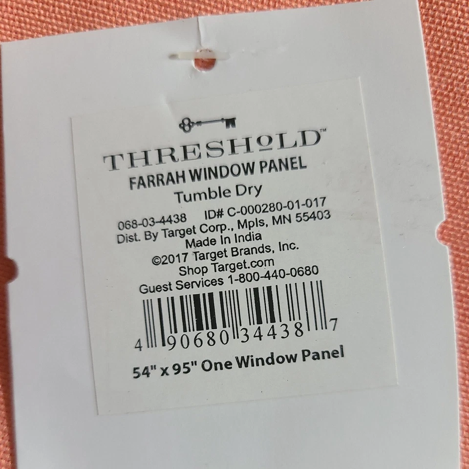 Umbral - Filtro de luz Farrah Rod bolsillo ventana cortina panel blanco 54"x95" Foto 3 de 4