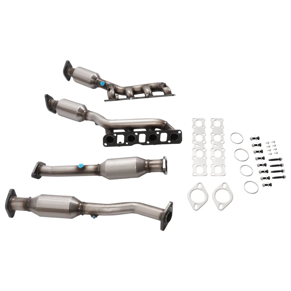 Convertidor catalítico colector delantero y trasero 4 piezas para Nissan Armada 5,6 L 2004-2013 Foto 2 de 4