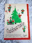 Vintage SIMPSON'S Sears Christmas Carols Staff Sing Along Song Program