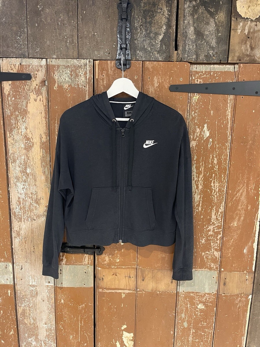 nike crop zip sweatshirt
