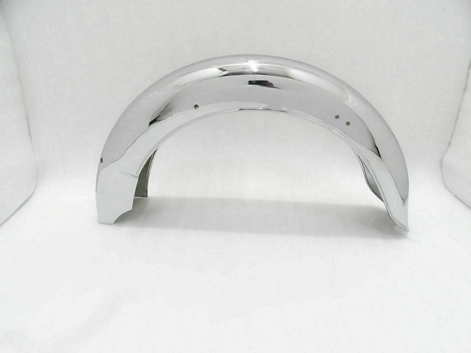 Fit For NORTON FEATHERBED SLIMLINE FRONT AND REAR CHROME MUDGUARDS @LS - Image 4 of 4