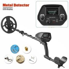 Metal Detector Deep Ground Gold Finder LCD Display w/ Waterproof Search Coil-NEW
