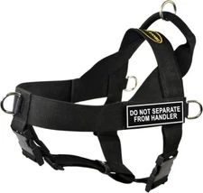 D&T UNIVERSAL BK-L DT Universal No Pull Dog Harness Adjustable Straps FREE SHIP