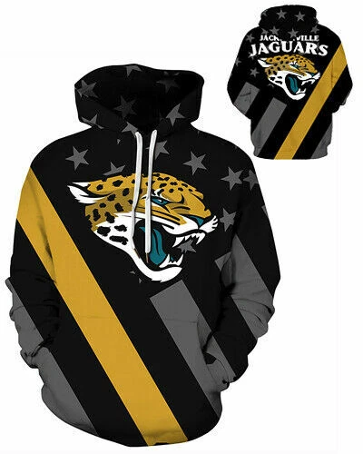Jacksonville Jaguars Team 3D Hoodie