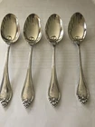 International Silver Co 4 Sterling Silver Spoons